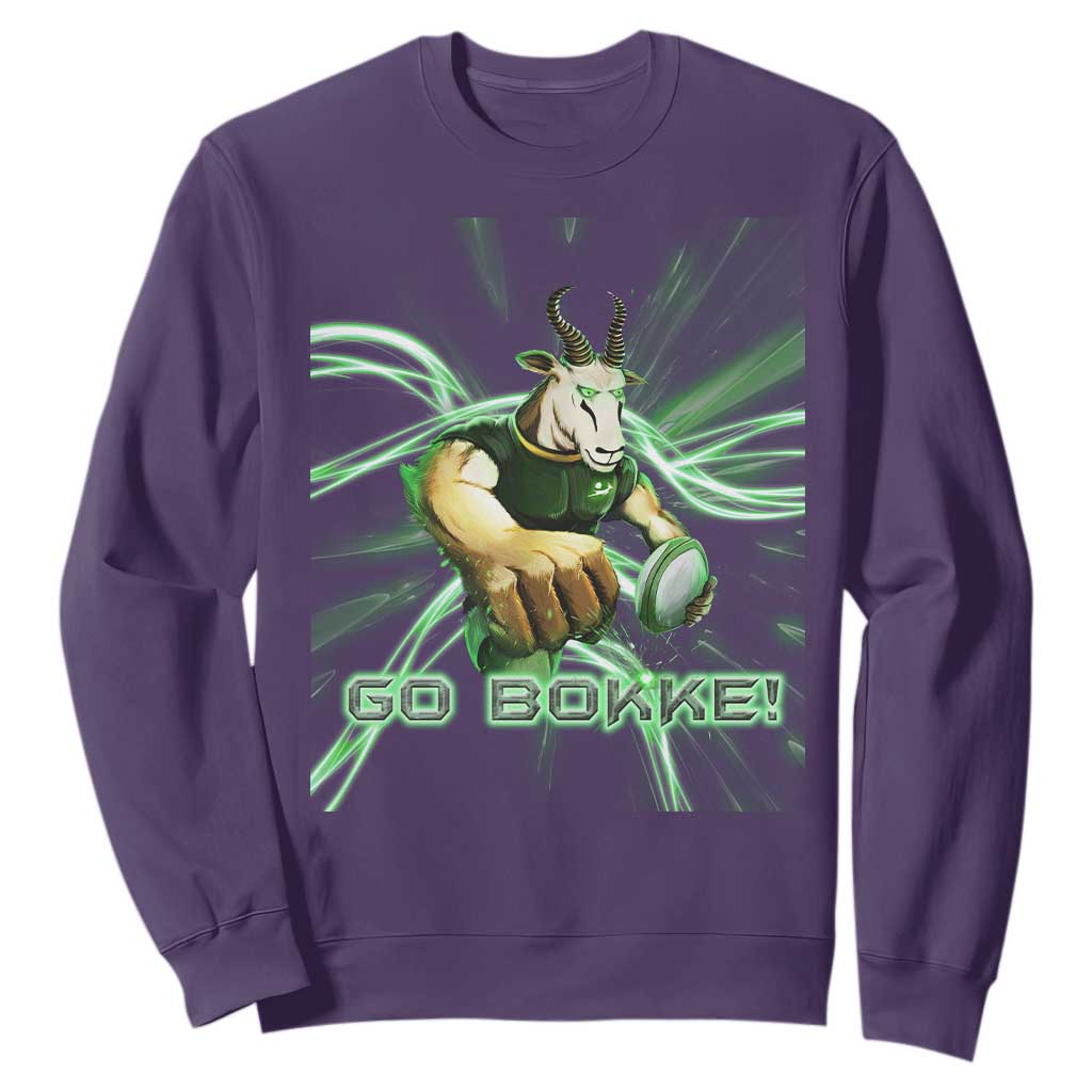 South Africa Rugby Springboks Sweatshirt Go Bokke Forever Stronger Together TS02