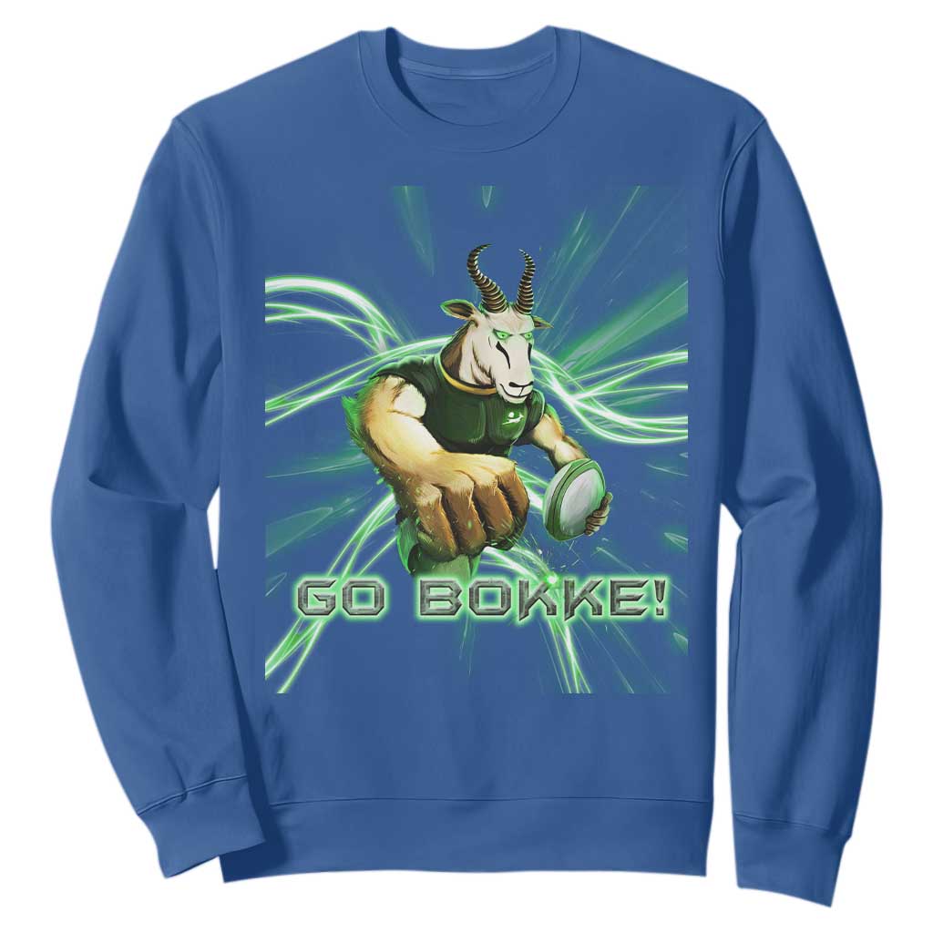 South Africa Rugby Springboks Sweatshirt Go Bokke Forever Stronger Together TS02