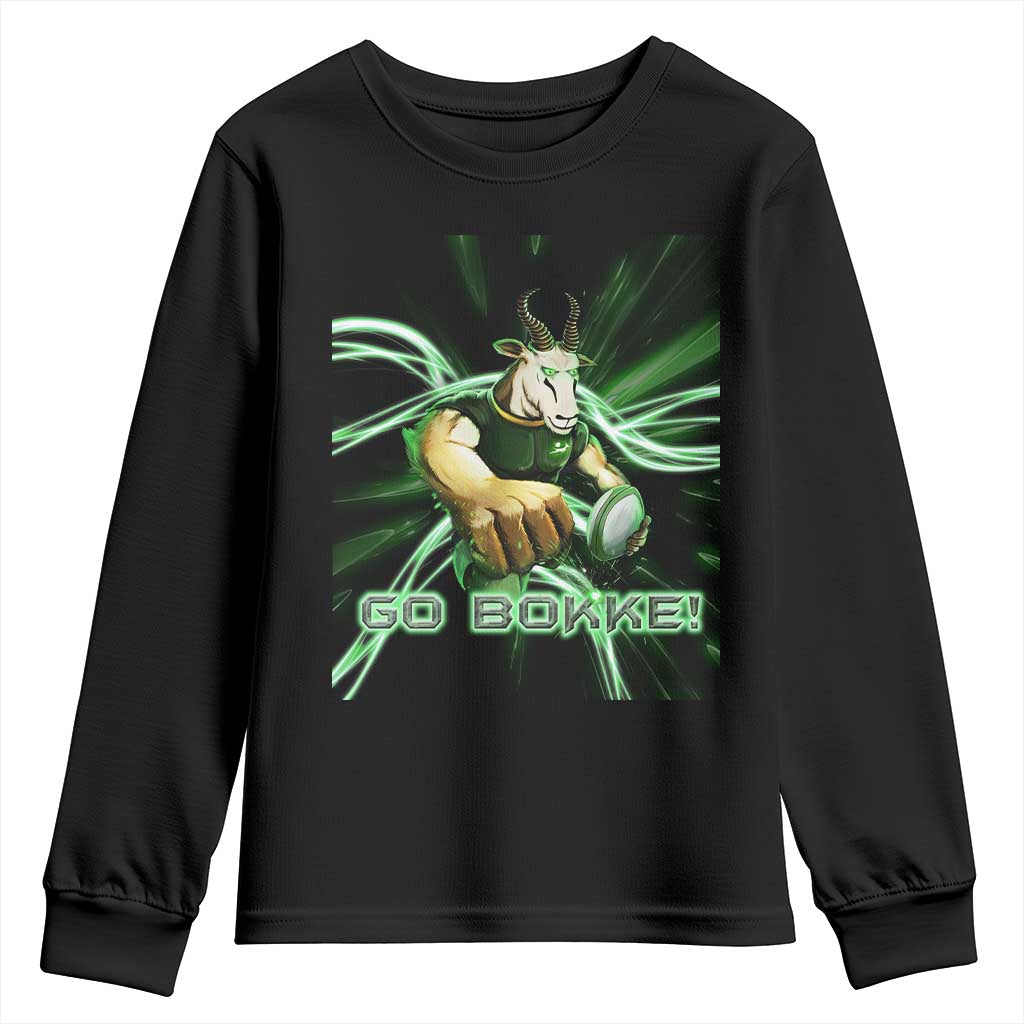 South Africa Rugby Springboks Youth Sweatshirt Go Bokke Forever Stronger Together TS02