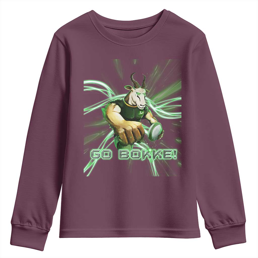 South Africa Rugby Springboks Youth Sweatshirt Go Bokke Forever Stronger Together TS02