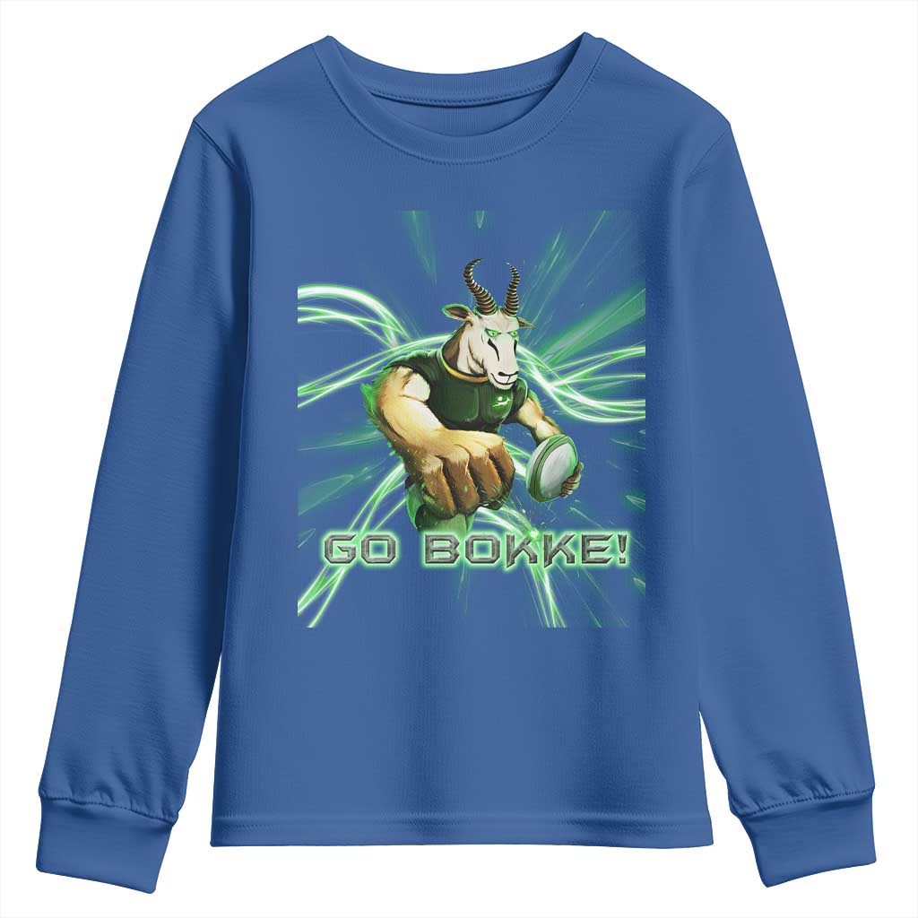 South Africa Rugby Springboks Youth Sweatshirt Go Bokke Forever Stronger Together TS02