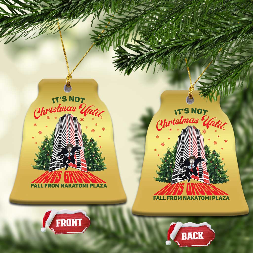 Nakatomi Plaza 1988 Christmas Ornament It's Not Christmas Until Hans Gruber Fall Xmas Party TS02