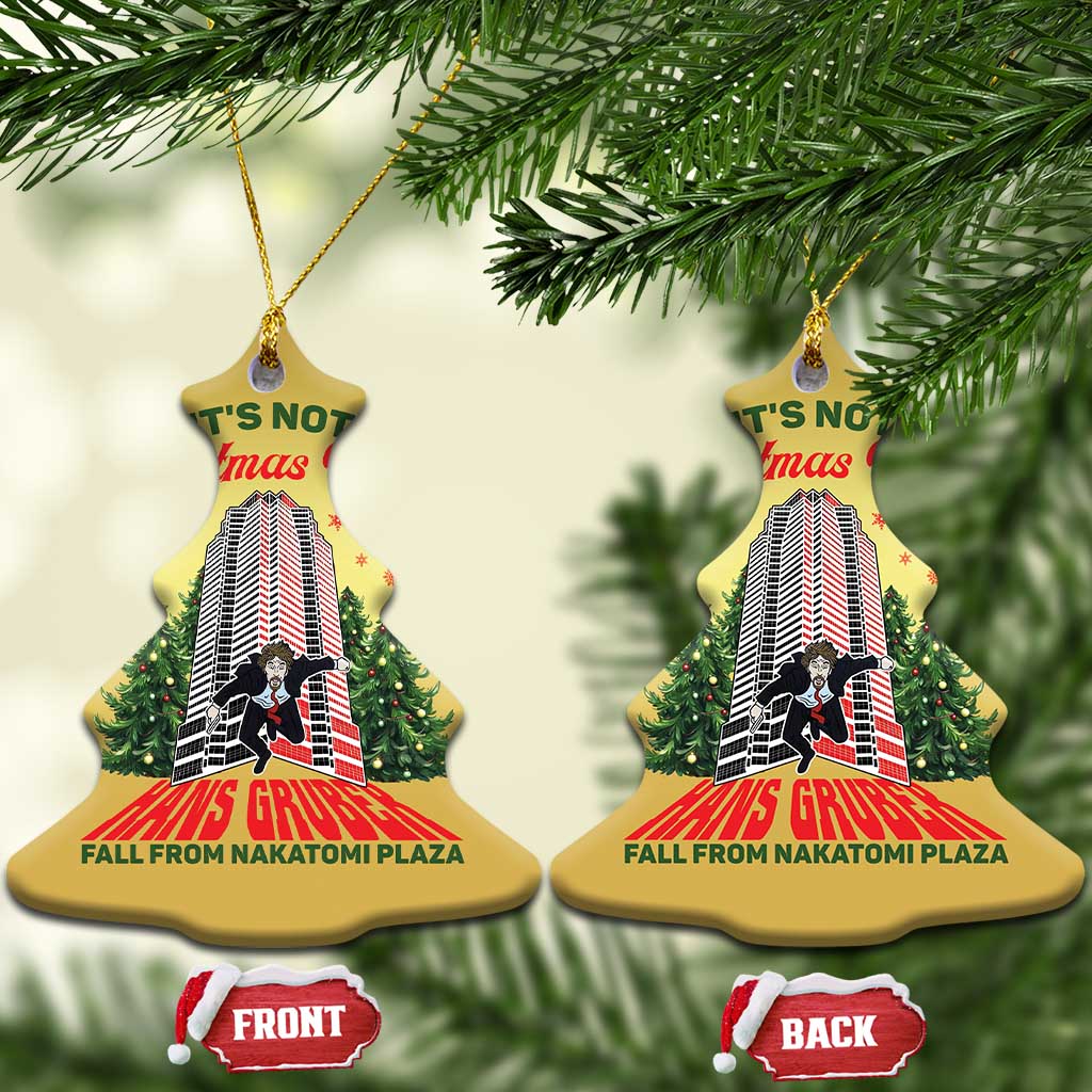Nakatomi Plaza 1988 Christmas Ornament It's Not Christmas Until Hans Gruber Fall Xmas Party TS02