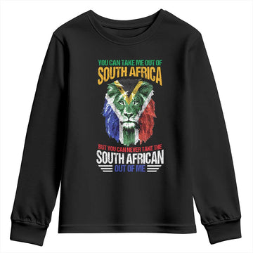 South Africa Pride Youth Sweatshirt You Can Never Take The South African Out Of Me TS02
