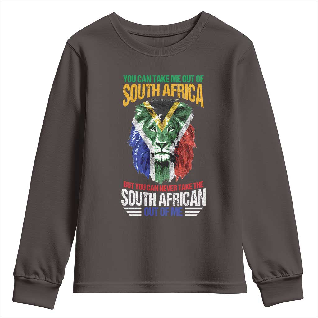 South Africa Pride Youth Sweatshirt You Can Never Take The South African Out Of Me TS02