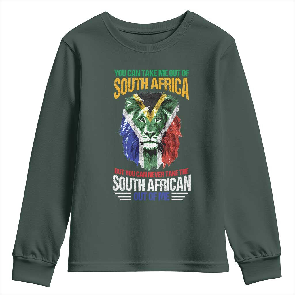 South Africa Pride Youth Sweatshirt You Can Never Take The South African Out Of Me TS02