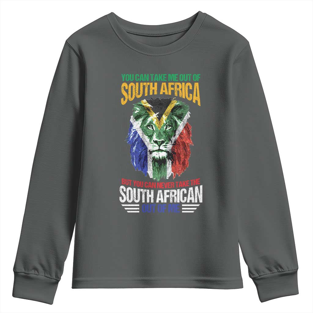 South Africa Pride Youth Sweatshirt You Can Never Take The South African Out Of Me TS02