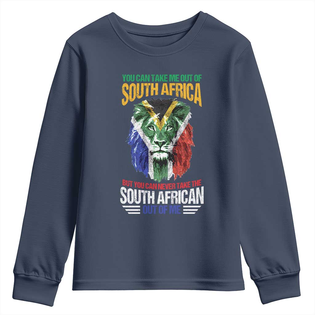 South Africa Pride Youth Sweatshirt You Can Never Take The South African Out Of Me TS02