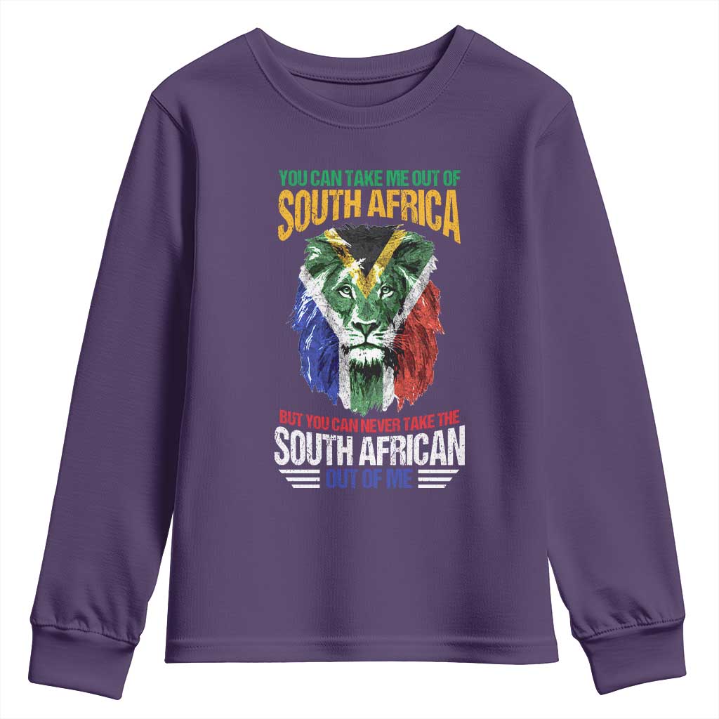 South Africa Pride Youth Sweatshirt You Can Never Take The South African Out Of Me TS02