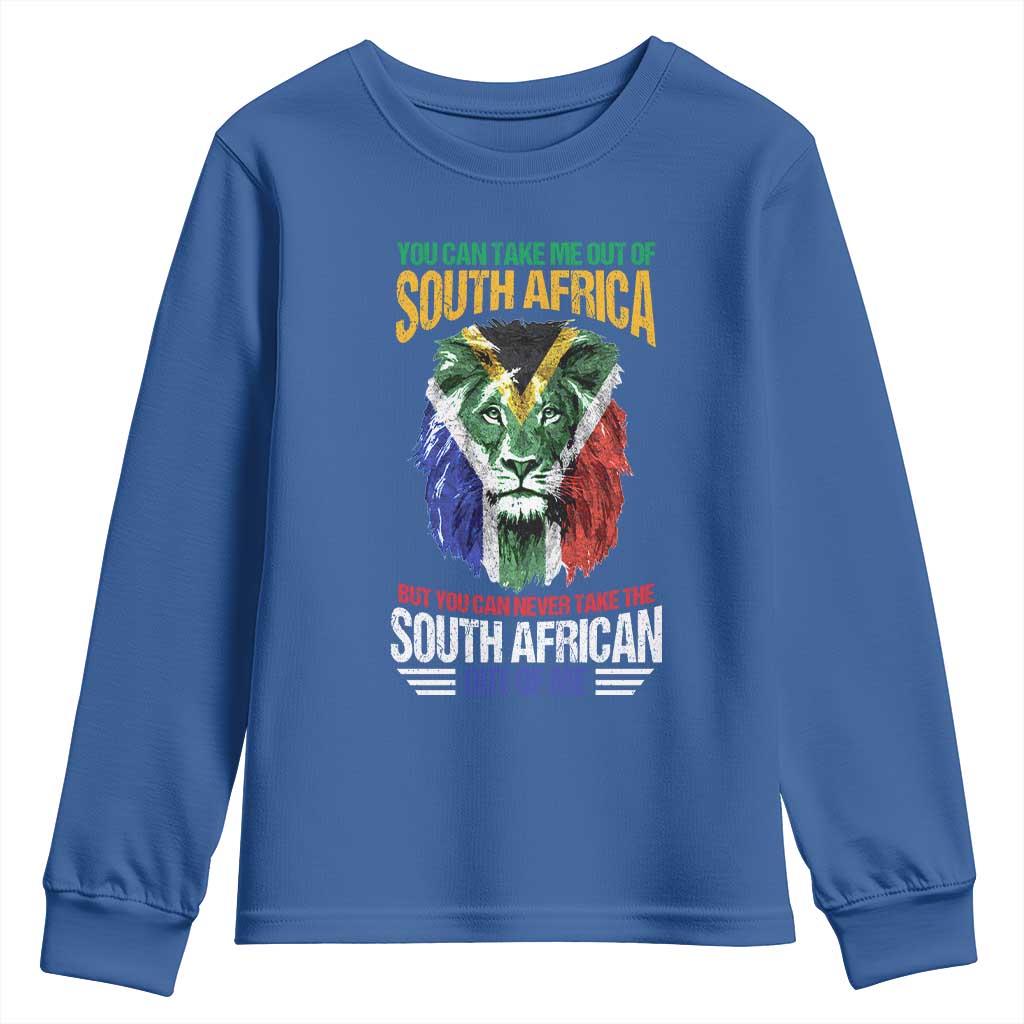 South Africa Pride Youth Sweatshirt You Can Never Take The South African Out Of Me TS02
