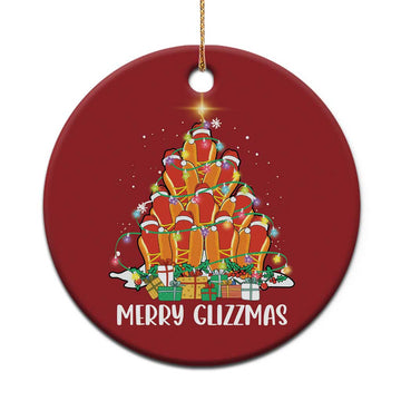 Merry Glizzmas Christmas Ornament Funny Hotdog Christmas Tree TS02