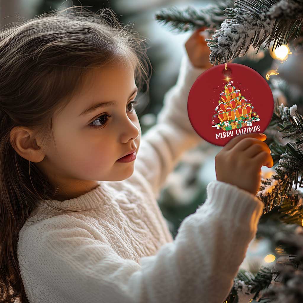 Merry Glizzmas Christmas Ornament Funny Hotdog Christmas Tree TS02
