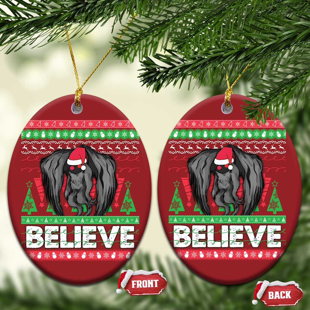 Xmas Mothman Christmas Ornament Believe Cryptmas Cryptid Monster Point Pleasant TS02