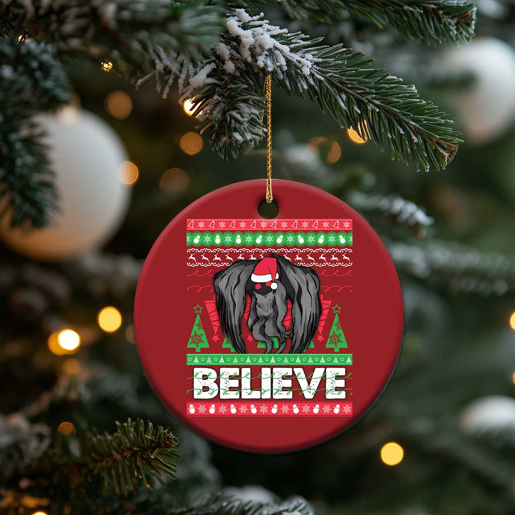 Xmas Mothman Christmas Ornament Believe Cryptmas Cryptid Monster Point Pleasant TS02