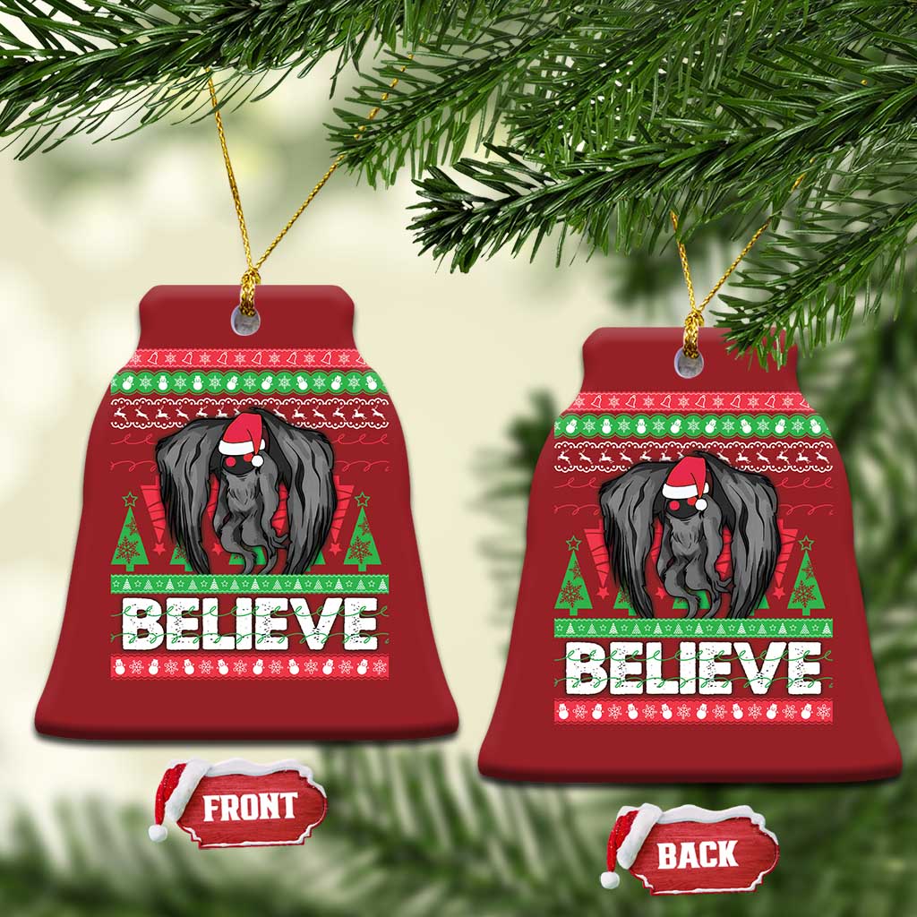 Xmas Mothman Christmas Ornament Believe Cryptmas Cryptid Monster Point Pleasant TS02