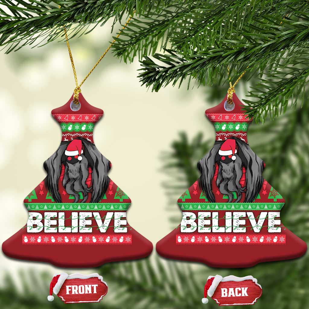 Xmas Mothman Christmas Ornament Believe Cryptmas Cryptid Monster Point Pleasant TS02