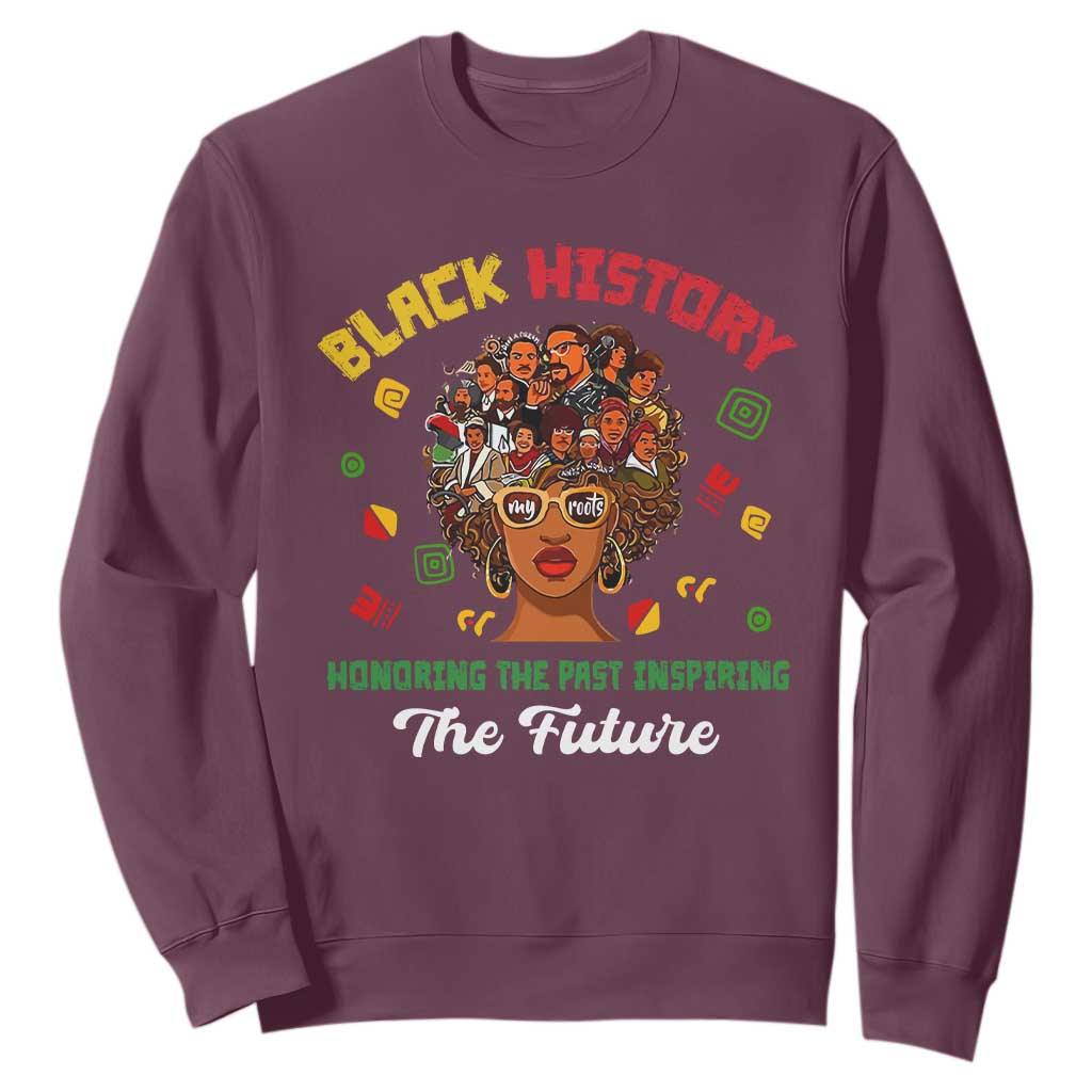 Black History Month Sweatshirt Honoring The Past Inspiring The Future African American Roots TS02