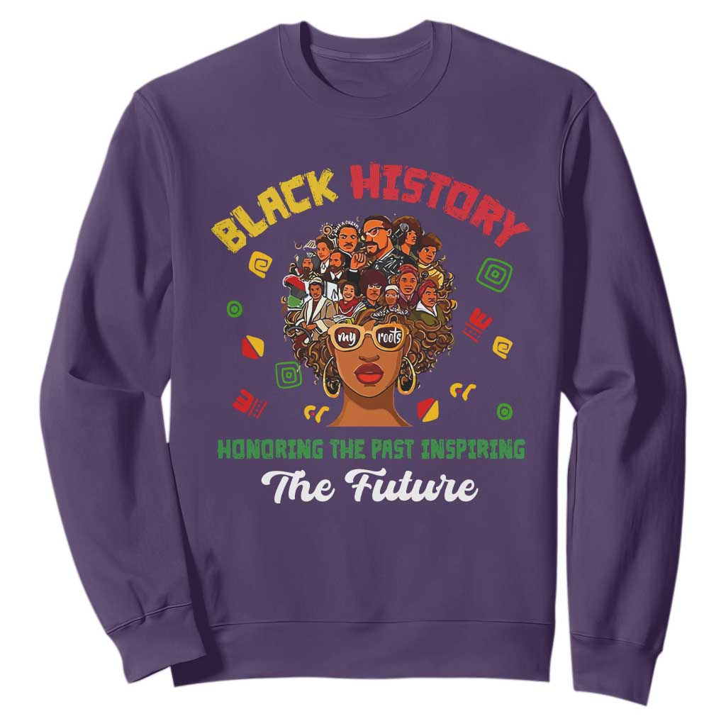 Black History Month Sweatshirt Honoring The Past Inspiring The Future African American Roots TS02