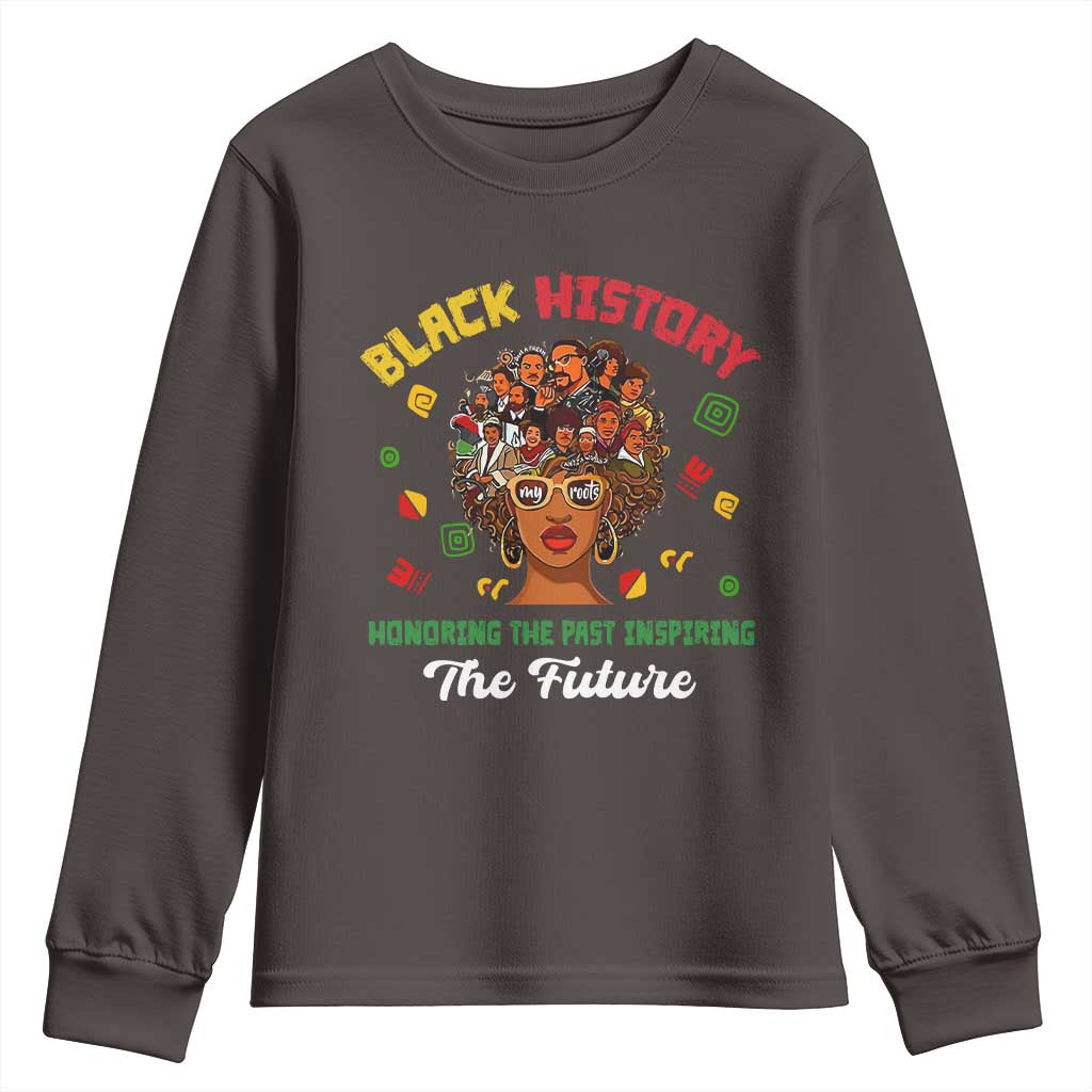 Black History Month Youth Sweatshirt Honoring The Past Inspiring The Future African American Roots TS02