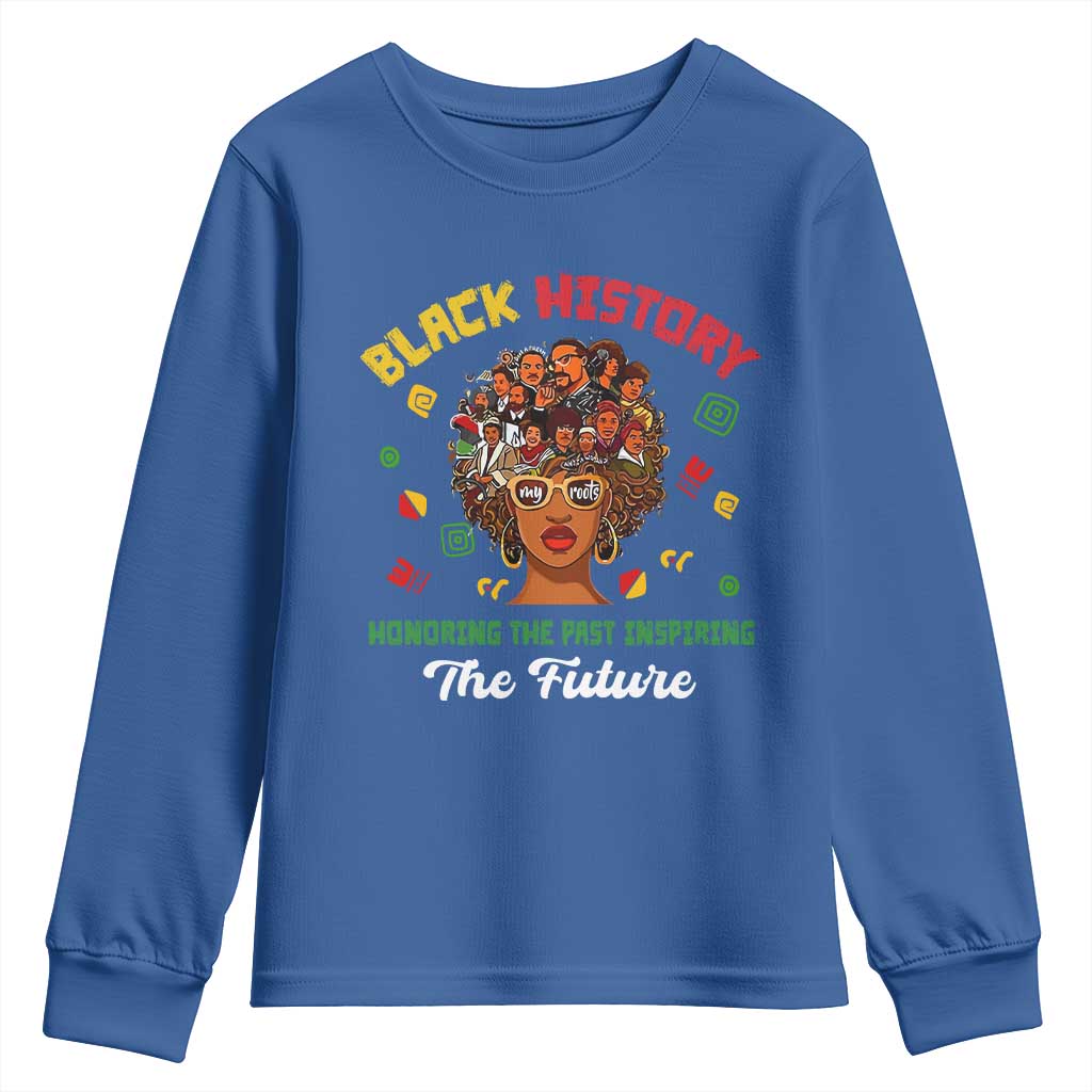 Black History Month Youth Sweatshirt Honoring The Past Inspiring The Future African American Roots TS02