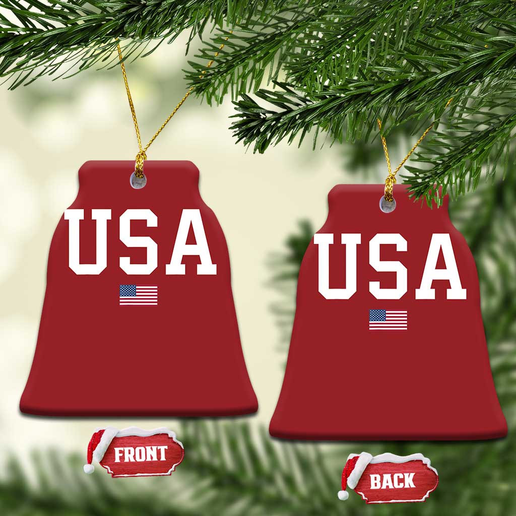 USA Christmas Ornament Patriotic American Flag TS02