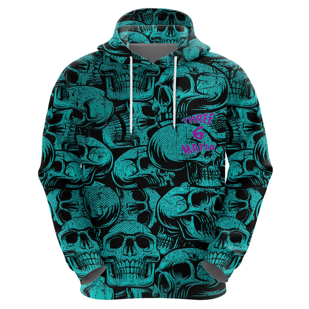 Three 6 Mafia Skull Hoodie Three 6 Mafia TS04