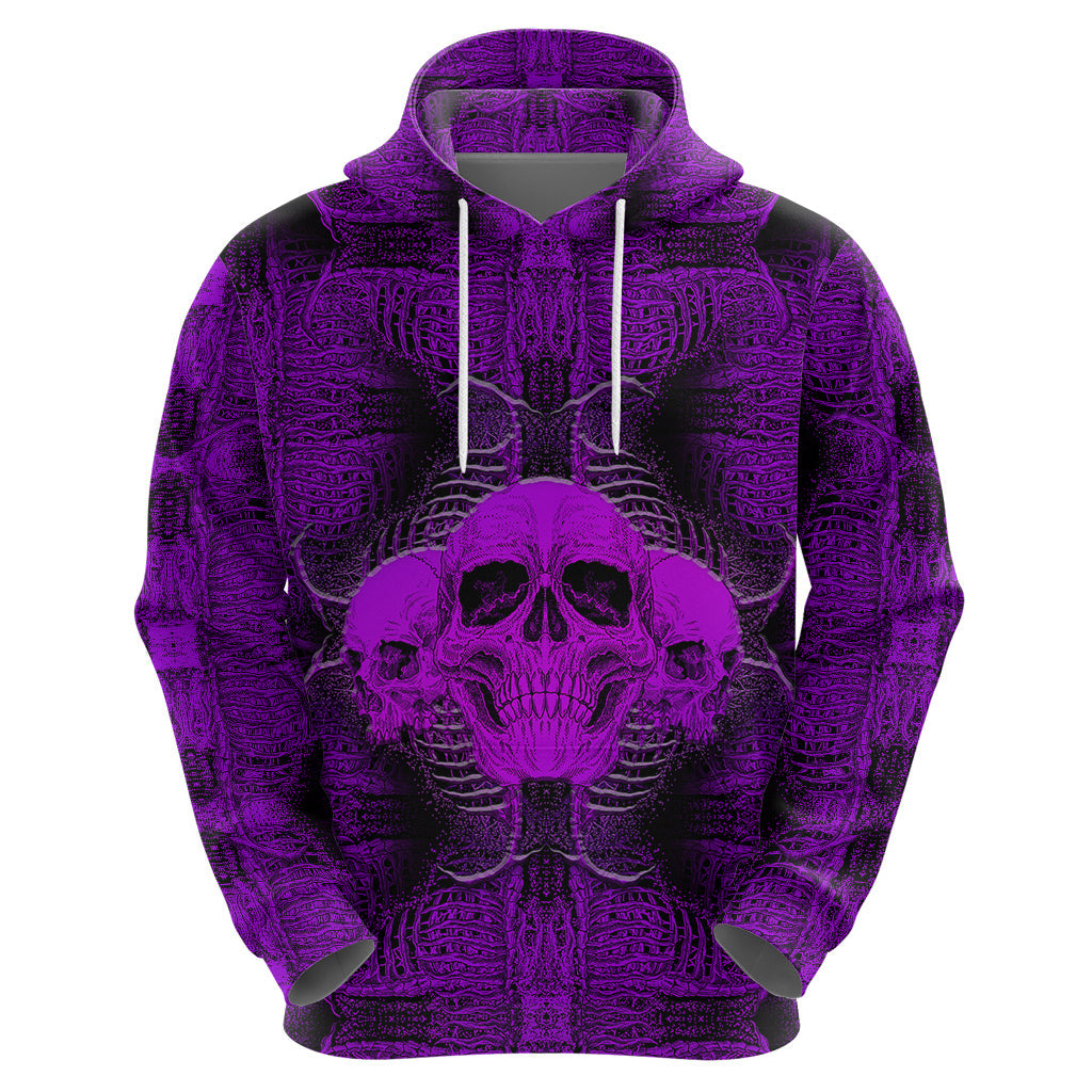 Skull Pattern Hoodie I Am Who I Am Your Approval Isn't Needed TS04