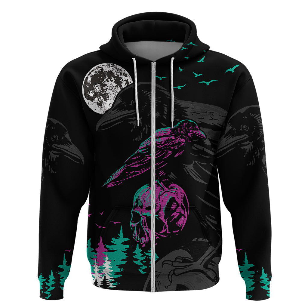 Crow Skull Hoodie My Mascot Is The A Crow TS04