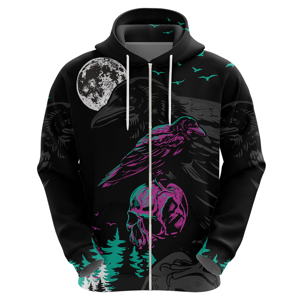 Crow Skull Hoodie My Mascot Is The A Crow TS04
