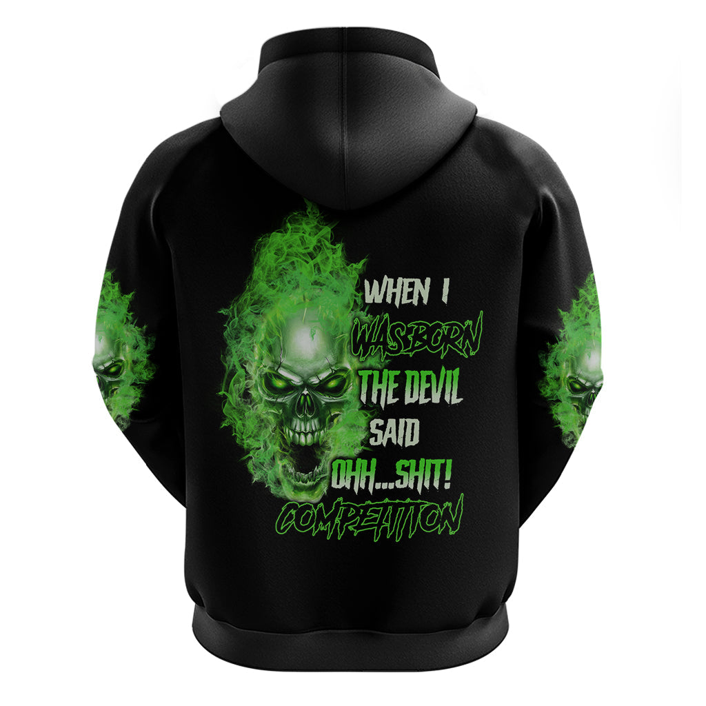 When I Was Born Skull Hoodie TS04