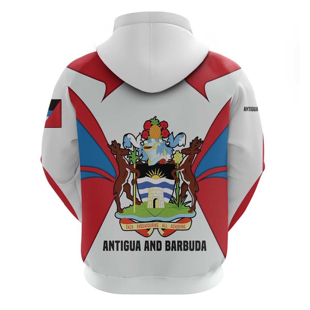 Antigua and Barbuda Flag Hoodie with National Coat of Arms TS04