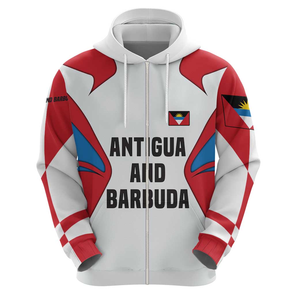 Antigua and Barbuda Flag Hoodie with National Coat of Arms TS04