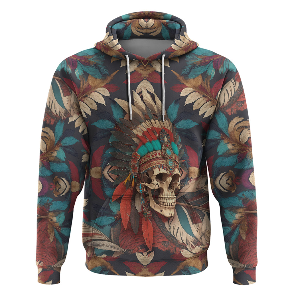 Native American Skull Hoodie Native Merican Spirit Of Freedom TS04