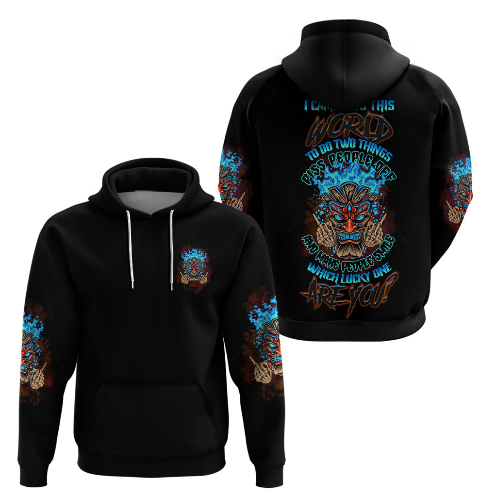 Which Lucky One Are You Skull Tiki Hoodie TS04