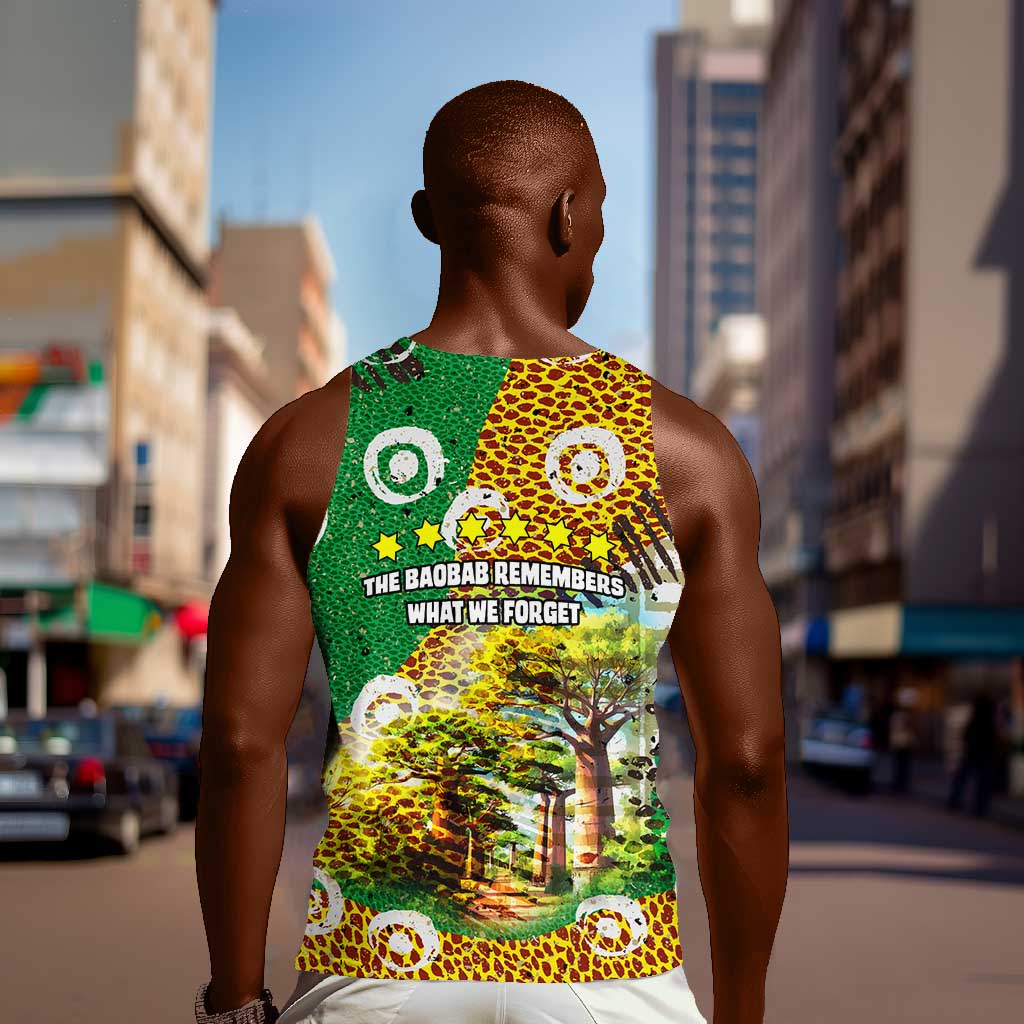 Equatorial Guinea Baobab Tree Men Tank Top - Tribal Patterns and Heritage Quote TS04
