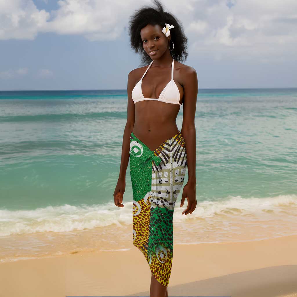 Equatorial Guinea Baobab Tree Sarong - Tribal Patterns and Heritage Quote TS04