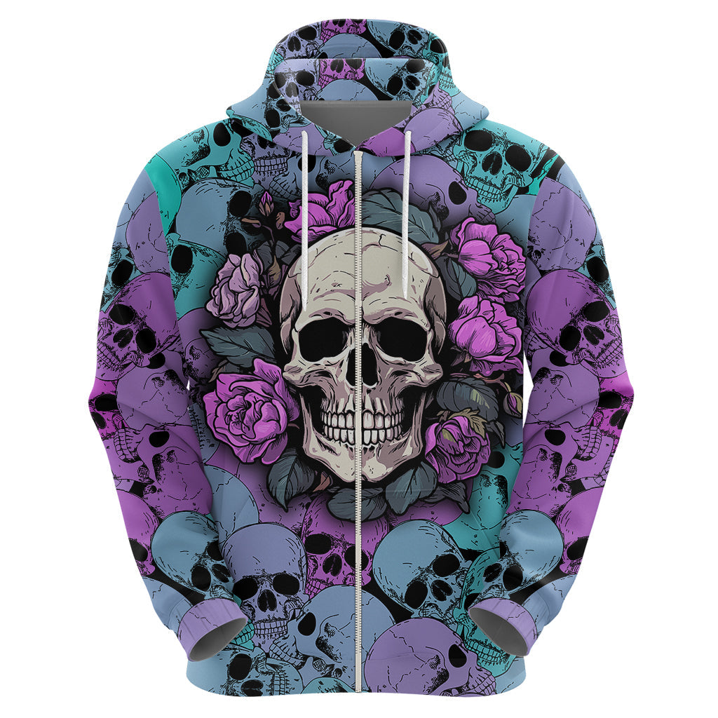 Skull Pattern Hoodie Your Are Not Hard To Love TS04