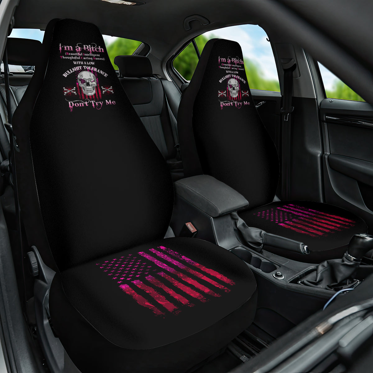I'm A B Don't Try Me Car Seat Cover TS04