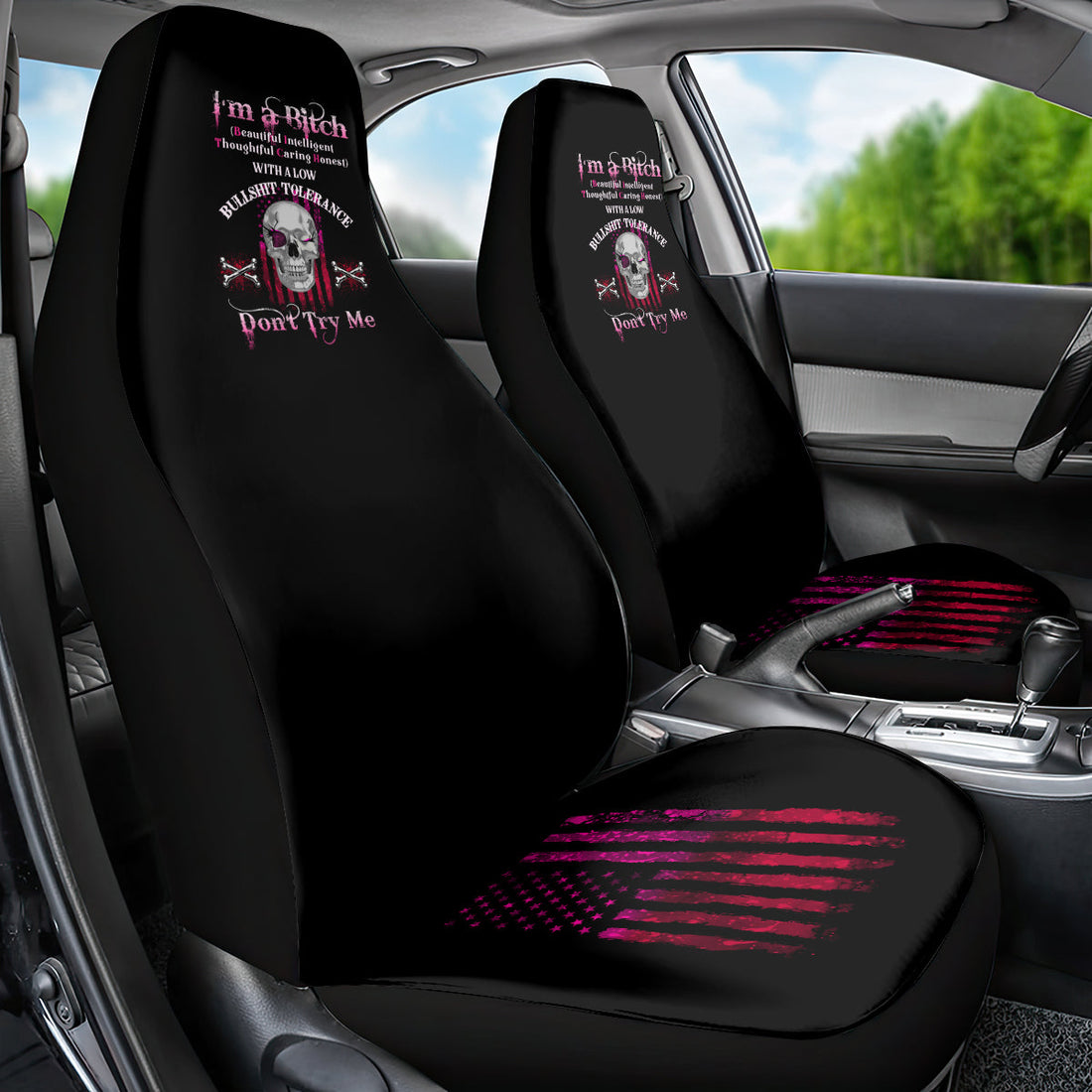 I'm A B Don't Try Me Car Seat Cover TS04