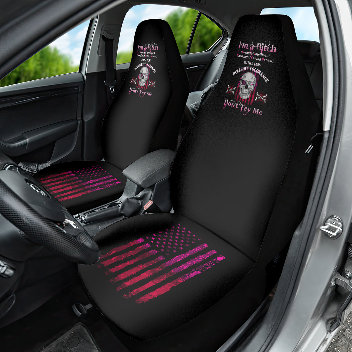 I'm A B Don't Try Me Car Seat Cover TS04