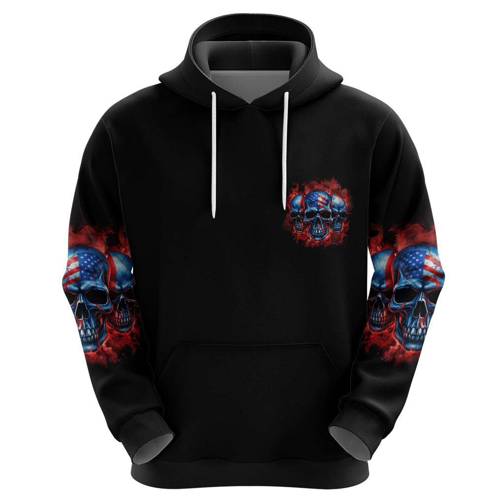 I Believe In Respect 3 Skulls Hoodie TS04