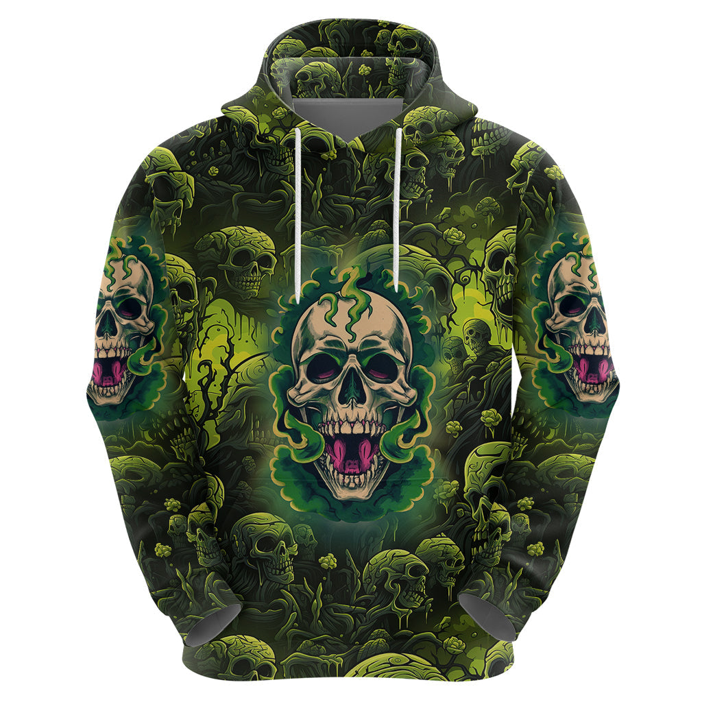 Zombie Skull Hoodie I'm Like Literally Dead TS04