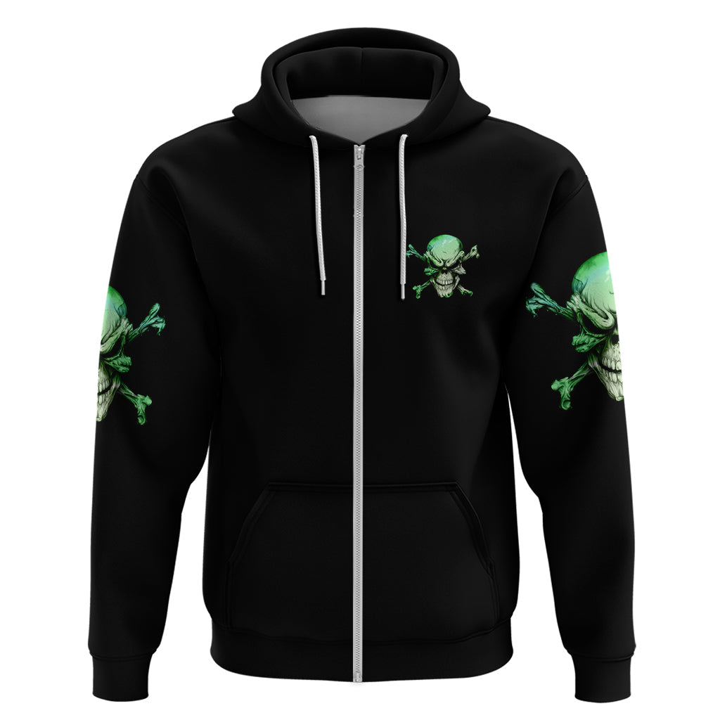 When I Was Born Mad Skull Hoodie TS04