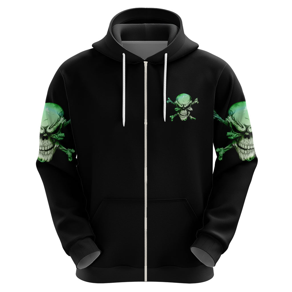 When I Was Born Mad Skull Hoodie TS04