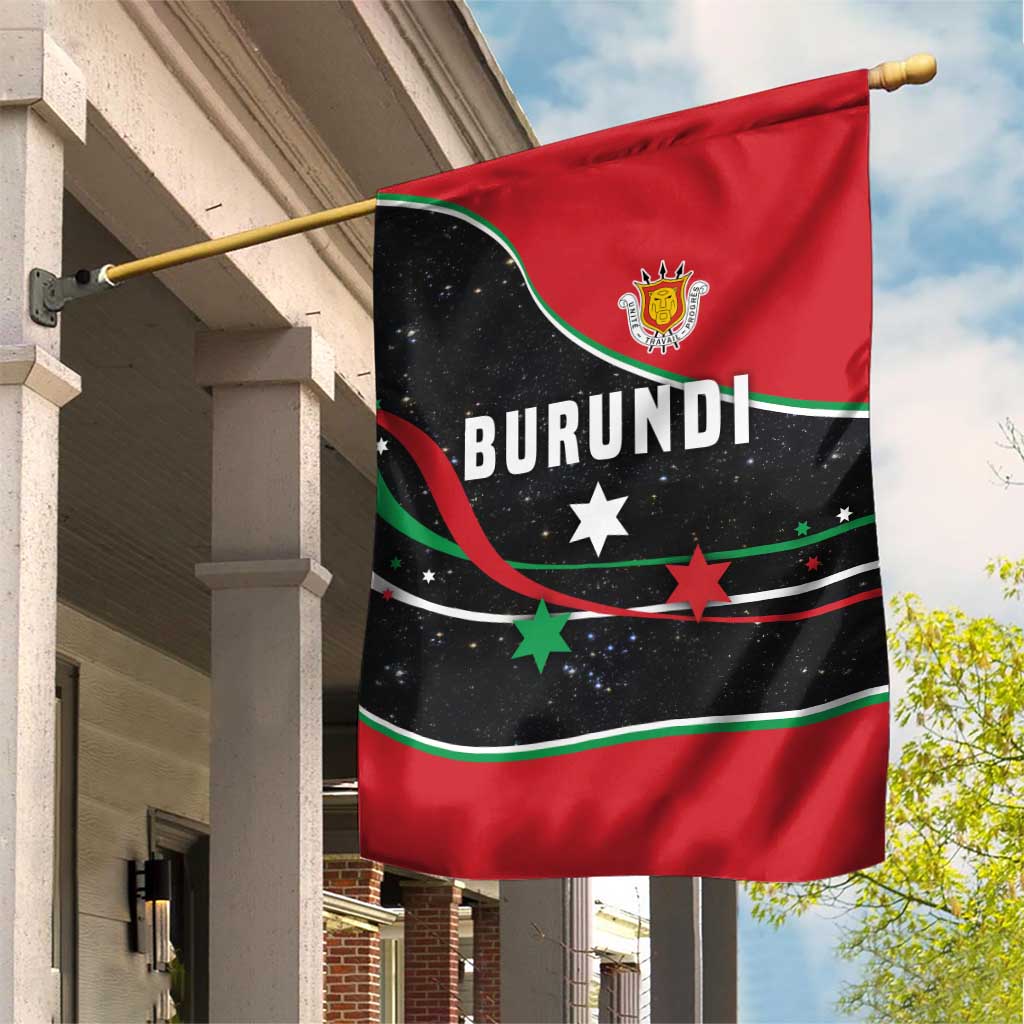 Burundi Garden Flag with Athletics Runners Black Red Green Flag Spirit TS04