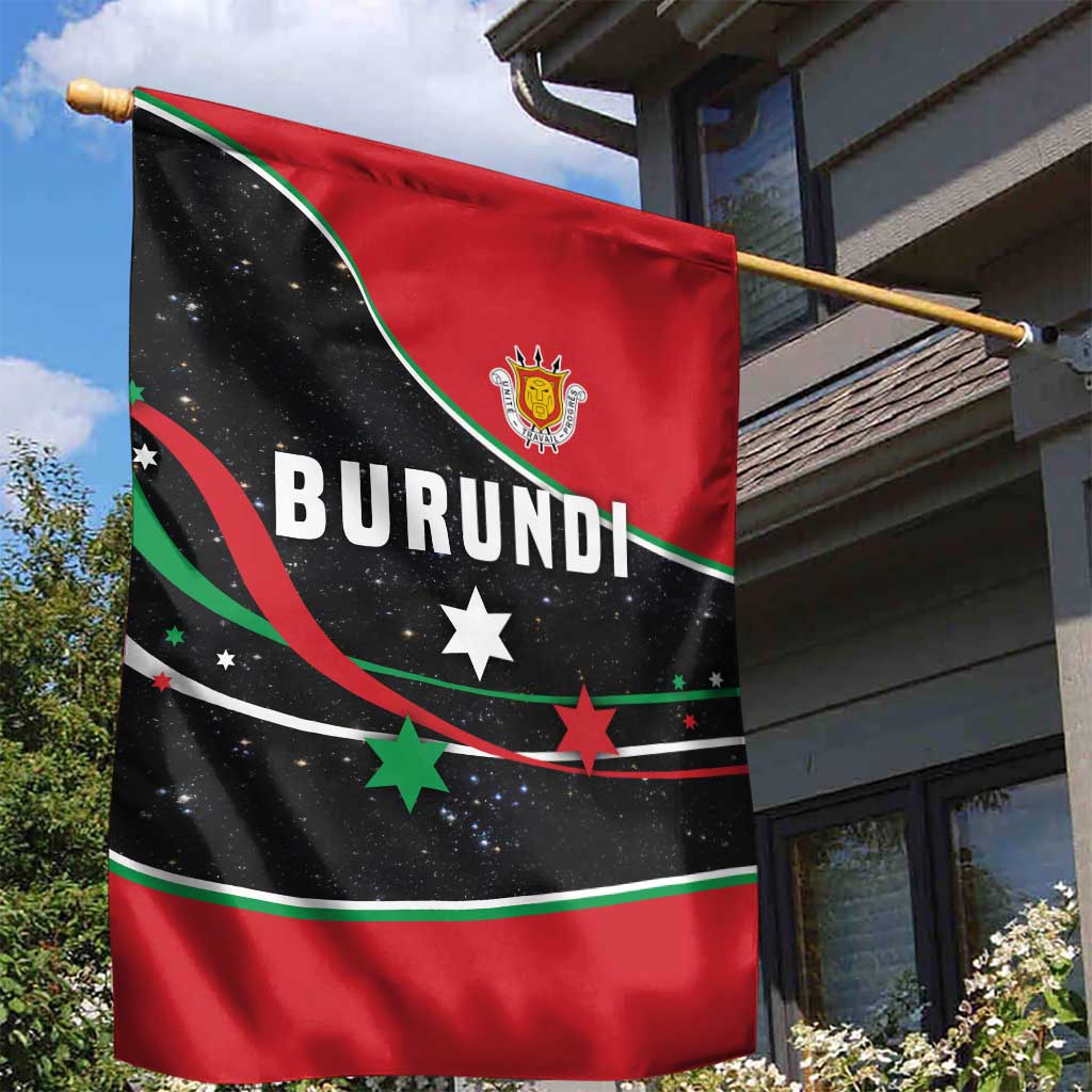 Burundi Garden Flag with Athletics Runners Black Red Green Flag Spirit TS04