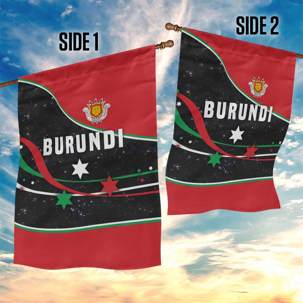 Burundi Garden Flag with Athletics Runners Black Red Green Flag Spirit TS04