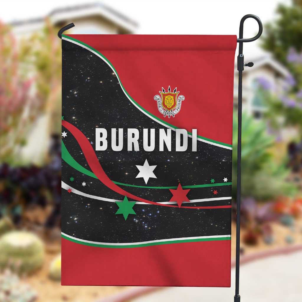 Burundi Garden Flag with Athletics Runners Black Red Green Flag Spirit TS04