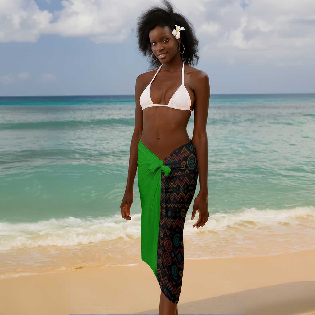 Burundi Turaco Sarong with National Bird and Flag Pattern TS04