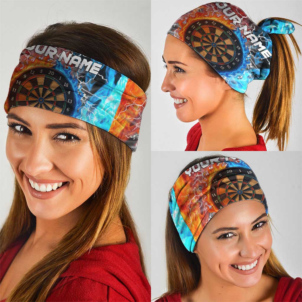 Custom Thunder Lightning Darts Neck Gaiter Dartboard Water Fire TS04
